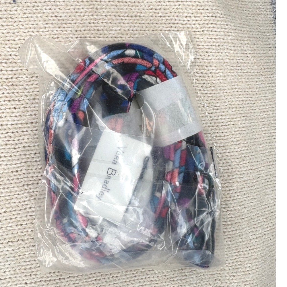 Vera Bradley Retired Haymarket Paisley Breakaway Lanyard NWT Sealed  Key Ring